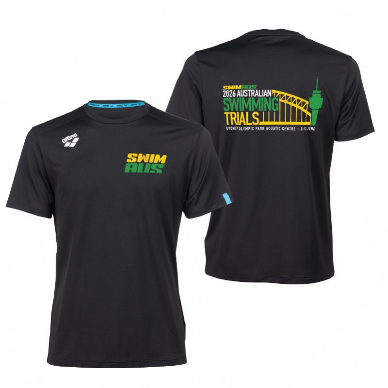 2026 AUS TRIALS T-SHIRT - BLACK